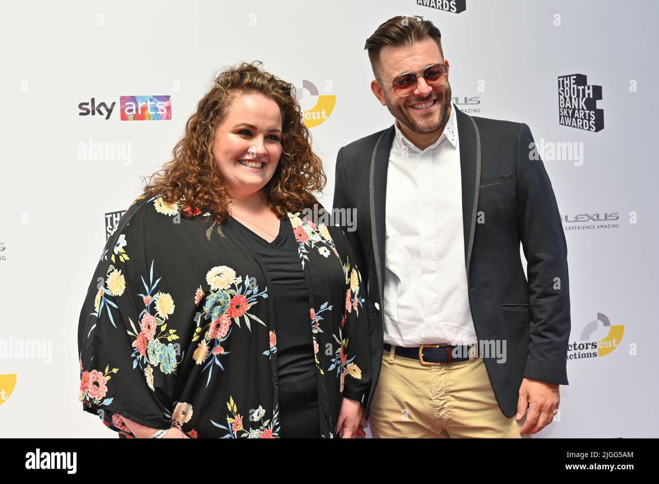 Londra, Regno Unito. 10th luglio 2022. Jessica Gunning partecipa al South Bank Sky Arts Awards 2022 al Savoy Hotel il 10 luglio 2022 a Londra, Regno Unito. – 10 luglio 2022. Credit: Vedi li/Picture Capital/Alamy Live News Foto Stock