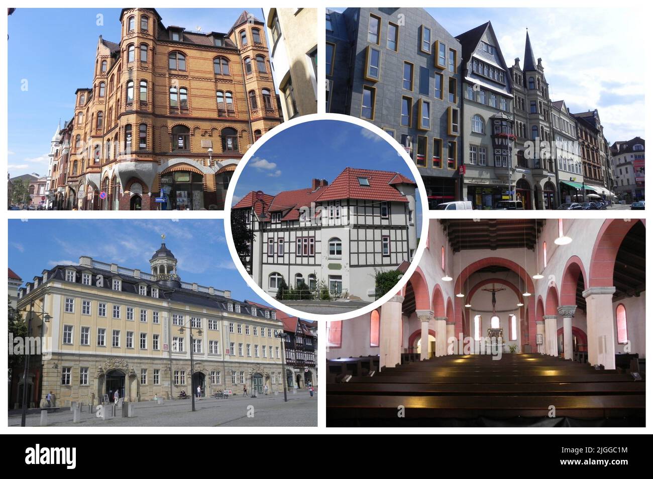 Eisenach città tedesca famosa per essere il luogo di nascita del compositore Johann Sebastian Bach, e per aver ospitato, il fuggitivo Martin Lutero Foto Stock Eisenach città tedesca famosa per essere il luogo di nascita del compositore Johann Sebastian Bach, e per aver ospitato, il fuggitivo Martin Lutero Foto Stock