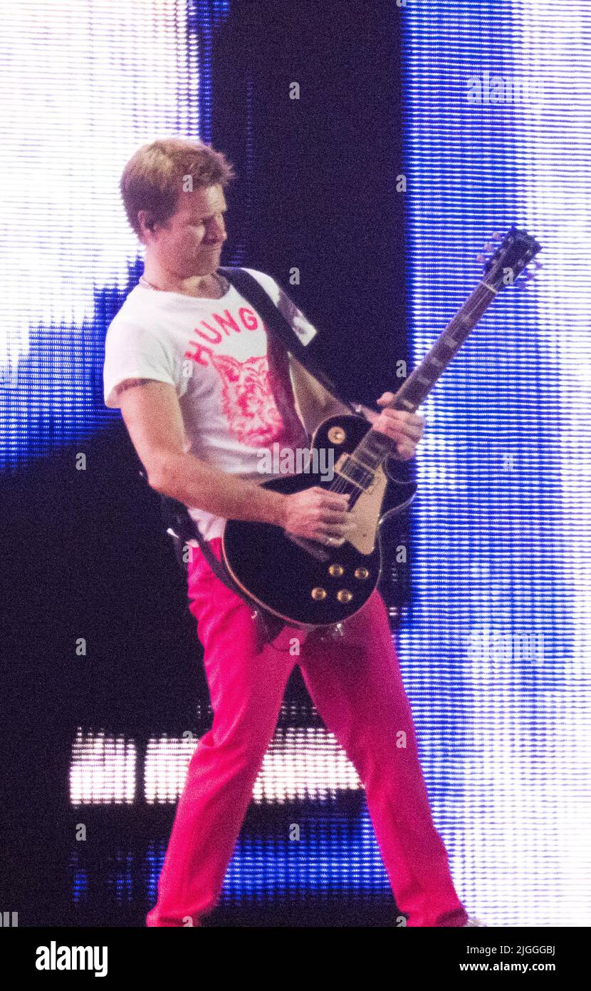 Londra Inghilterra UK 10th luglio 2022 Duran Duran Headline British Summer Time Music Festival Credit: Glamourstock/Alamy Live News Foto Stock