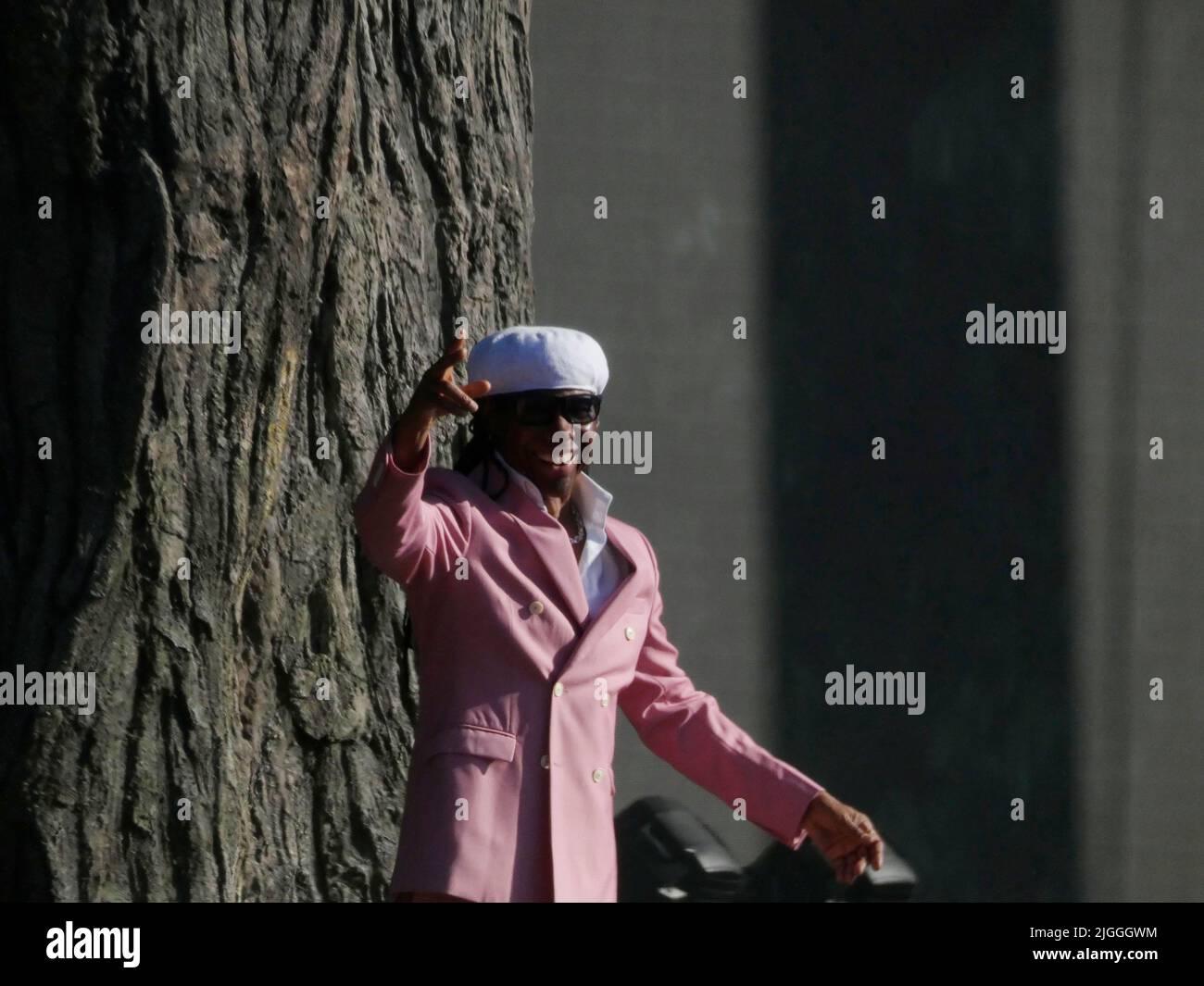 Londra Inghilterra UK 10th luglio 2022 Nile Rodgers and Chic performance al British Summer Time Music Festival Credit: Glamourstock/Alamy Live News Foto Stock