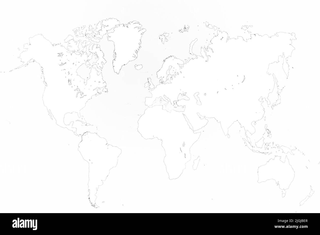 Mappa del mondo con diversi colori una forma Baviera Germania Foto Stock Mappa del mondo con diversi colori una forma Baviera Germania Foto Stock