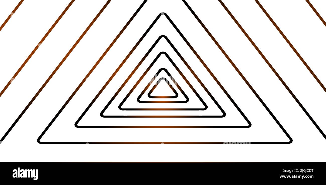 Triangolo Abstract sfondo in colore diverso Baviera Germania Foto Stock