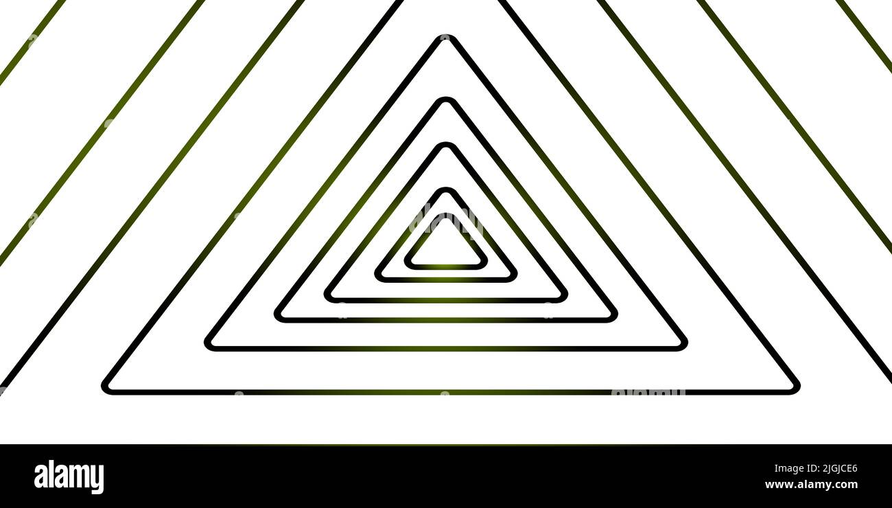 Triangolo Abstract sfondo in colore diverso Baviera Germania Foto Stock