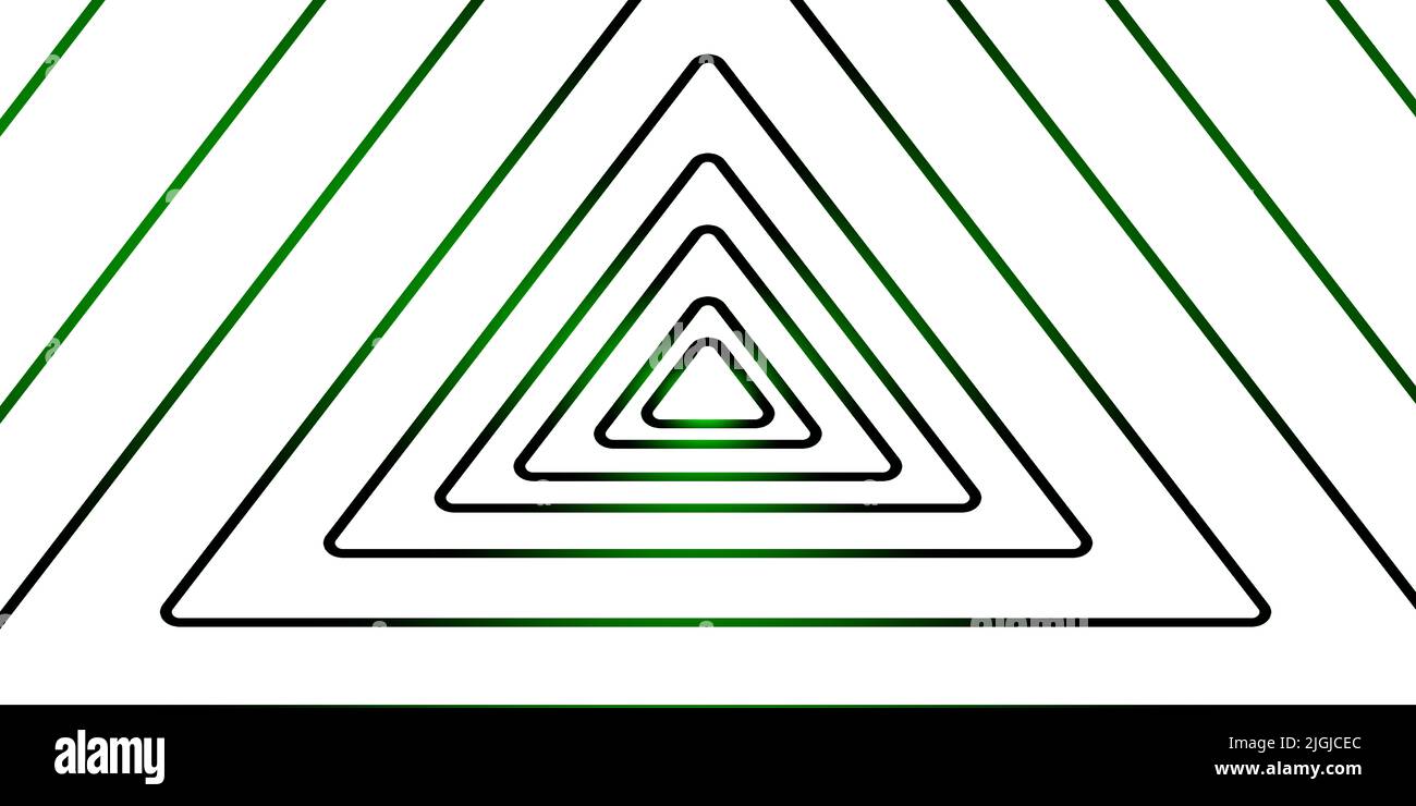 Triangolo Abstract sfondo in colore diverso Baviera Germania Foto Stock