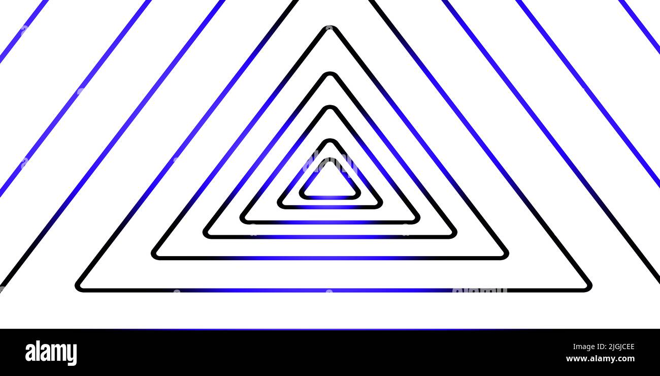Triangolo Abstract sfondo in colore diverso Baviera Germania Foto Stock