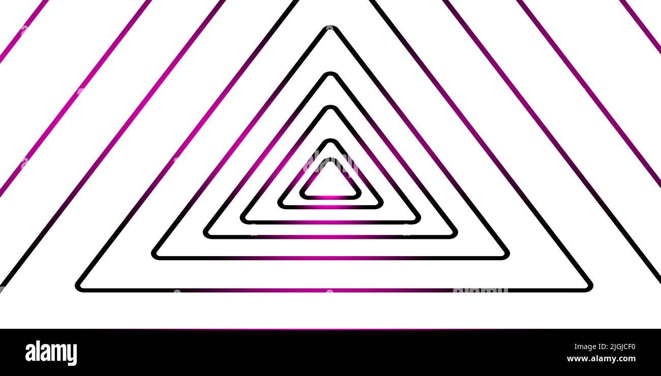 Triangolo Abstract sfondo in colore diverso Baviera Germania Foto Stock