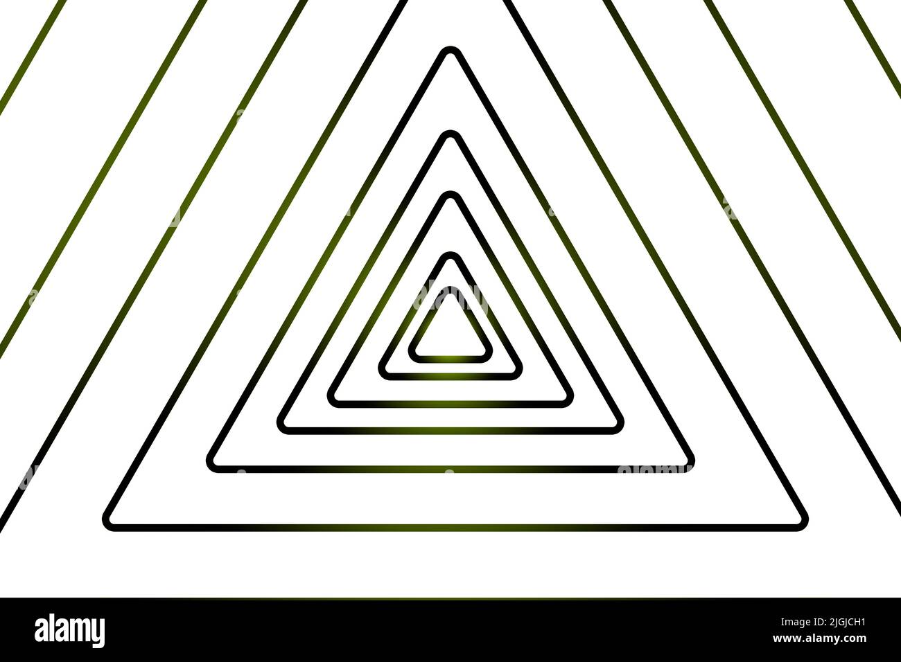 Triangolo Abstract sfondo in colore diverso Baviera Germania Foto Stock