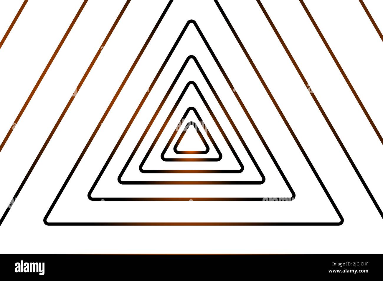 Triangolo Abstract sfondo in colore diverso Baviera Germania Foto Stock