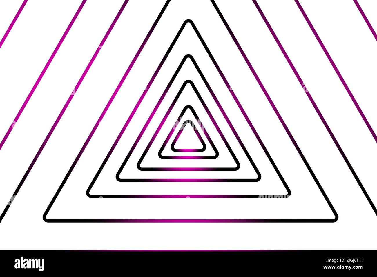 Triangolo Abstract sfondo in colore diverso Baviera Germania Foto Stock