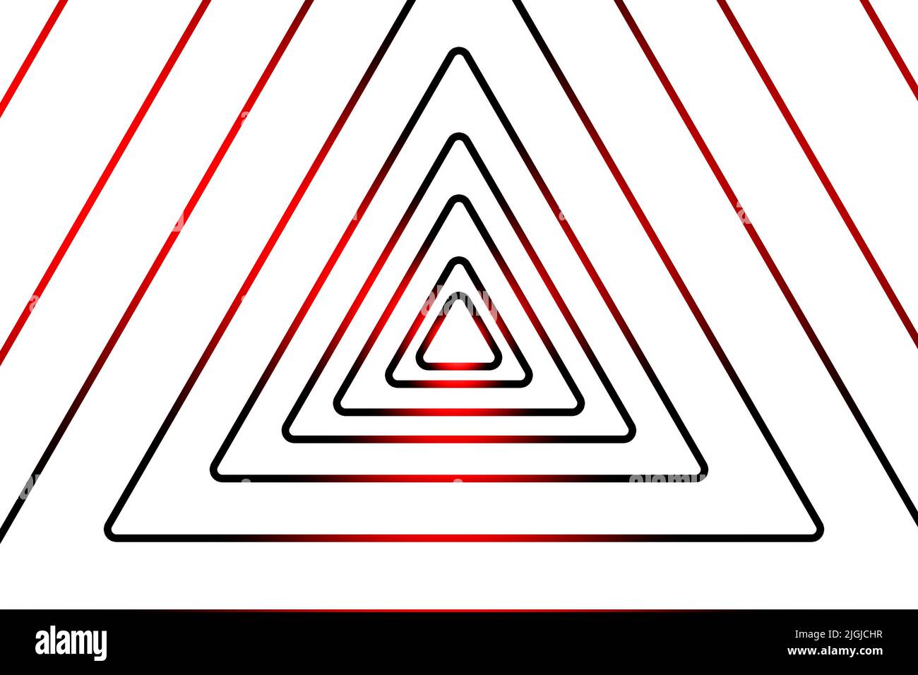 Triangolo Abstract sfondo in colore diverso Baviera Germania Foto Stock