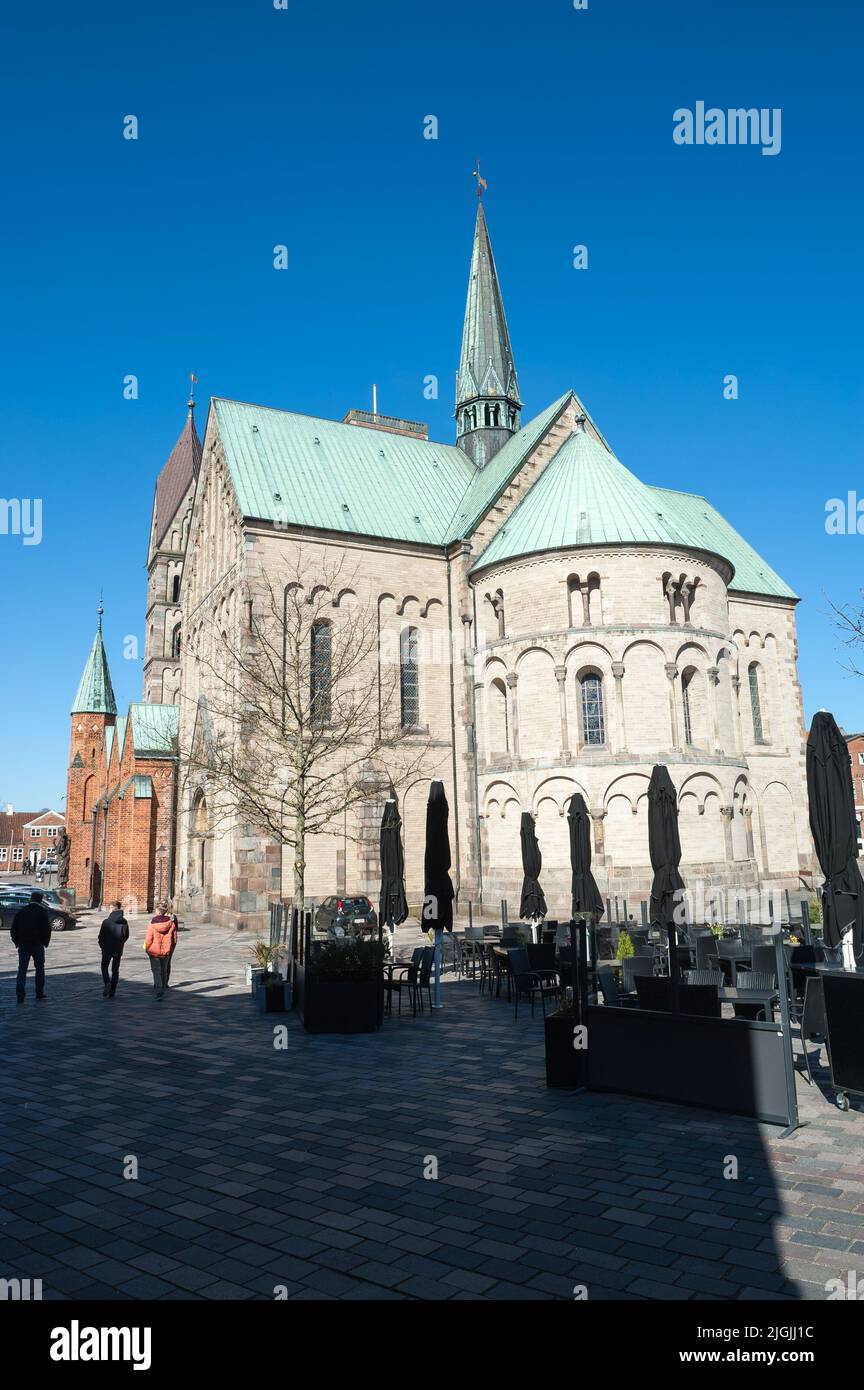 Cattedrale di Ribe, comune di Esbjerg, Regione della Danimarca meridionale, Danimarca Foto Stock