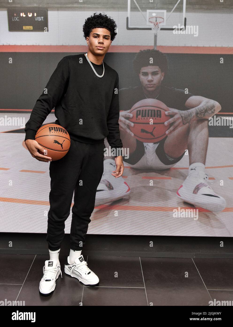 Killian Hayes NBA Player presso Airness di Parigi Foto Stock