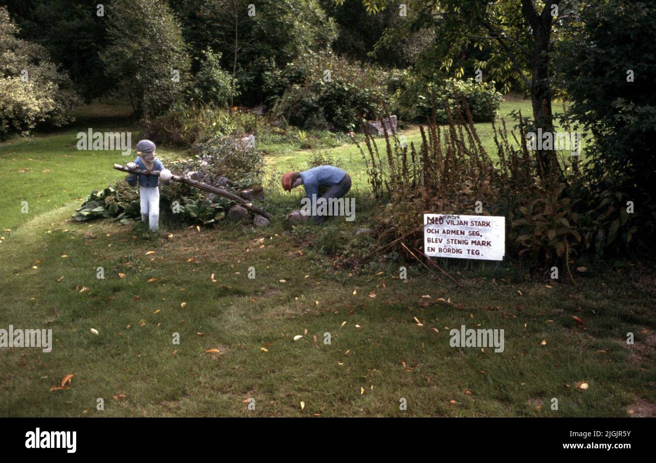 Fattoria dei fiori, Eringsboda. Foto Stock