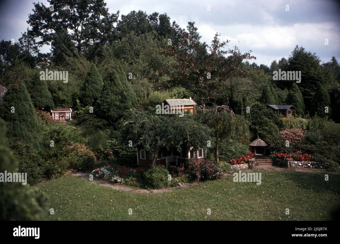 Fattoria dei fiori, Eringsboda. Foto Stock