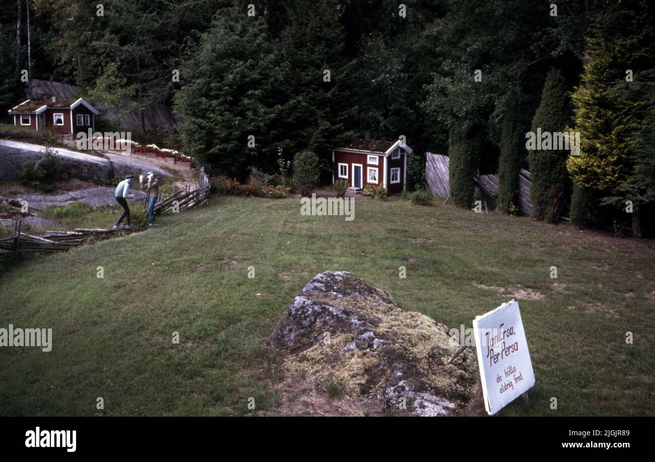 Fattoria dei fiori, Eringsboda. Foto Stock