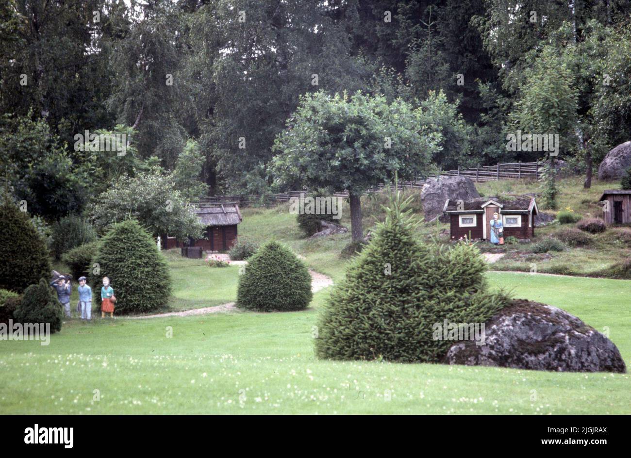 Fattoria dei fiori, Eringsboda. Foto Stock