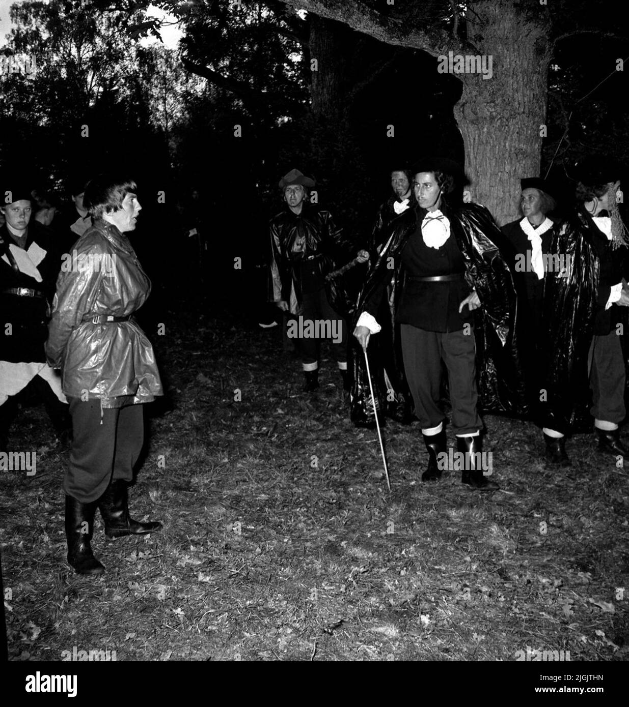 Scoutrörelse attore al campo di Tromtö Foto Stock