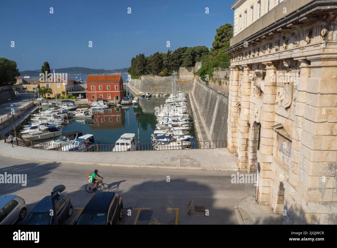 Fosa Yacht Harbour, Zara, Croazia Foto Stock