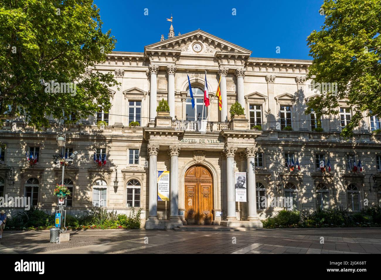 Municipio di Avignone, Francia Foto Stock
