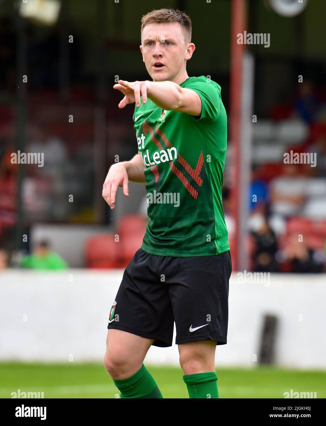 Glentoran Vs Rangers B, pre-stagione amichevole, Bet McLean ovale, Domenica 10th luglio 2022 Foto Stock