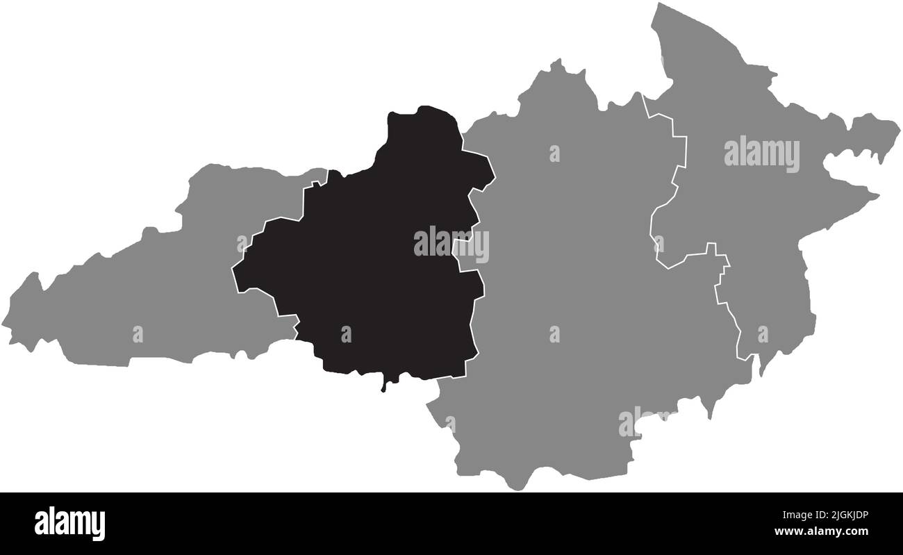 Mappa di localizzazione DEL RAION NOVOUKRAINKA, OBLAST DI KIROVOHRAD Illustrazione Vettoriale