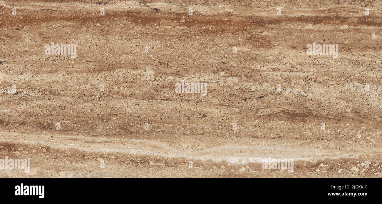 Texture di pietra naturale. Marmo marrone, superficie opaca, lastra italiana, granito, struttura avorio, piastrelle in ceramica per pavimenti e pareti. Porcellana rustica naturale Foto Stock
