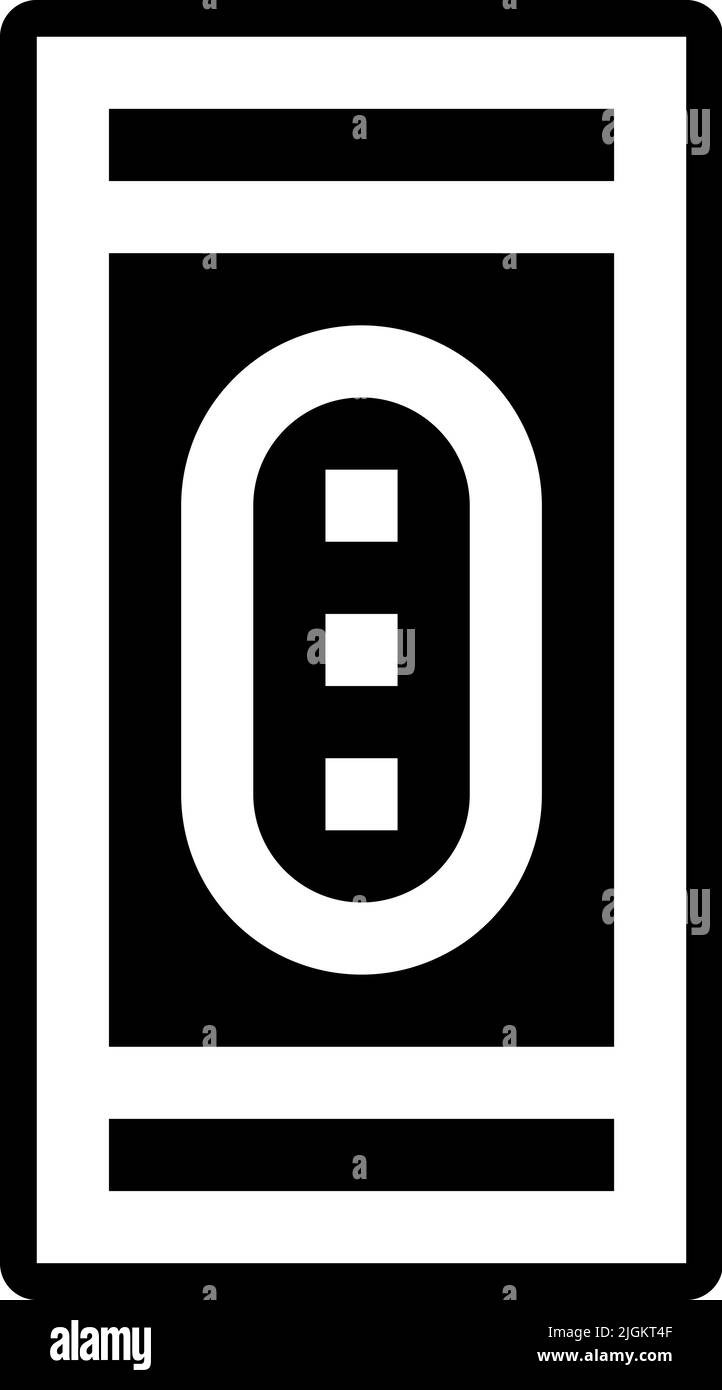 icona del blocco ginocchia . Illustrazione Vettoriale