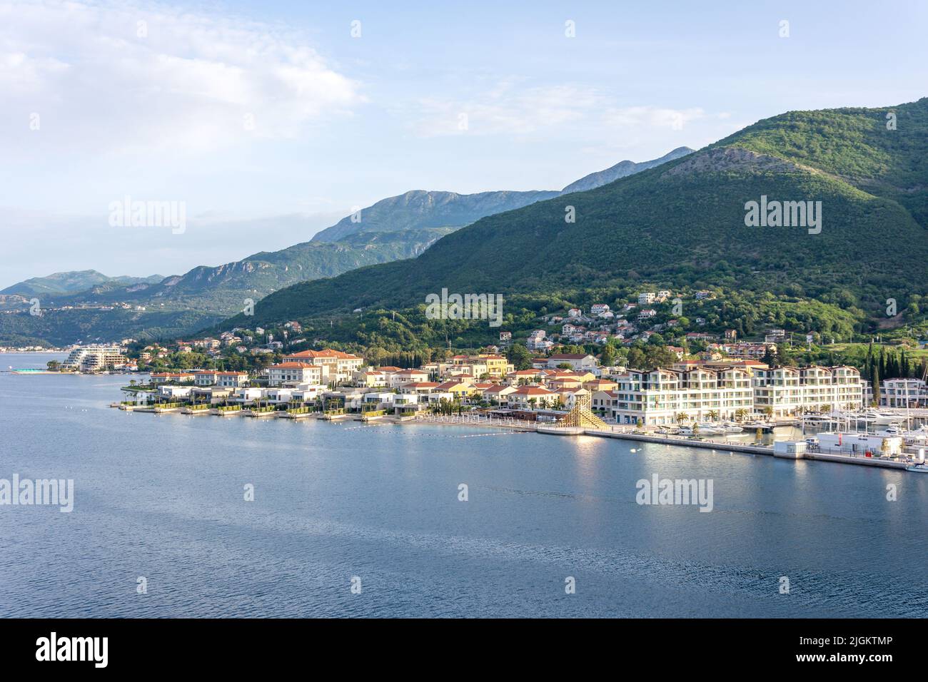 Portonovi Marina, Portonovi Resort, Herceg Novi, Baia di Cattaro (Boka kotorska), Cattaro, Dalmazia, Montenegro Foto Stock