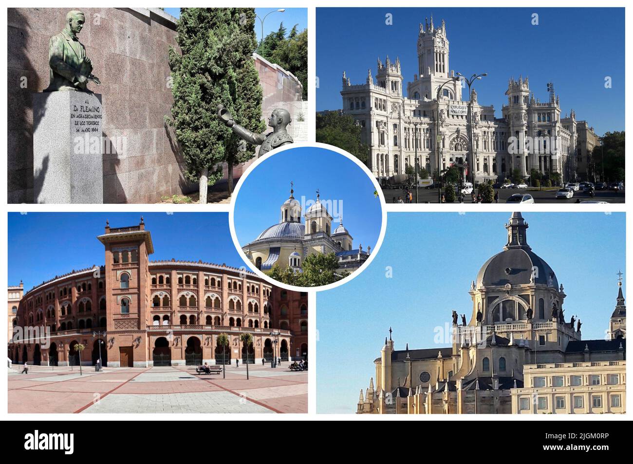 Madrid, splendida capitale spagnola ricca di monumenti storici e artistici Foto Stock