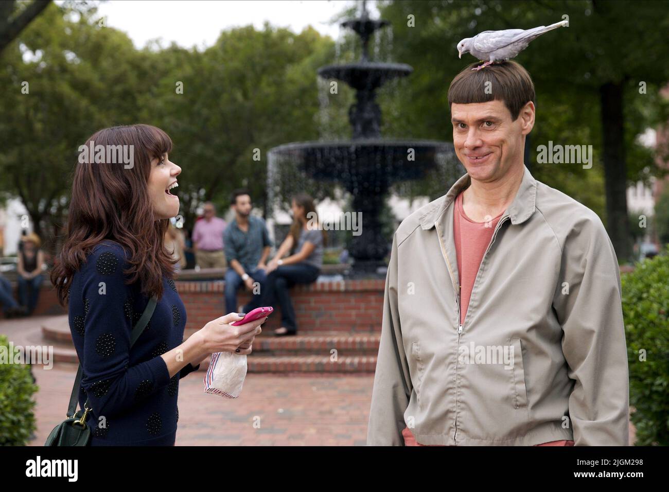 MELVIN,CARREY, muto e più muto, 2014 Foto Stock