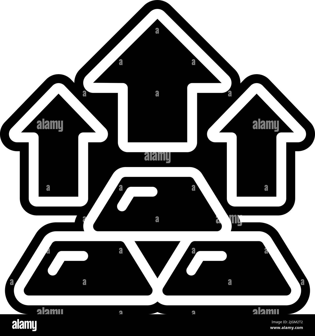 icona oro . Illustrazione Vettoriale