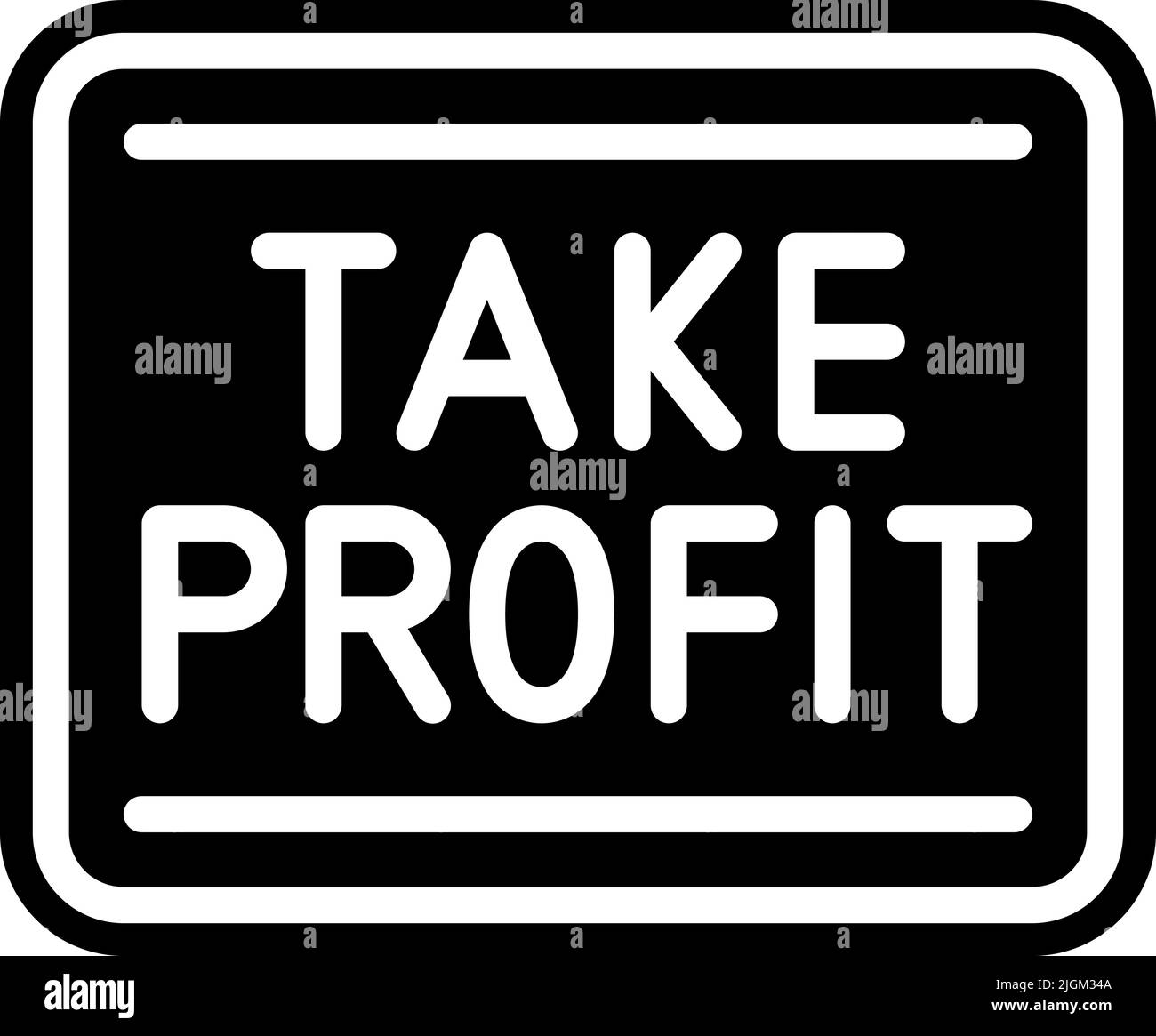 icona take profit . Illustrazione Vettoriale