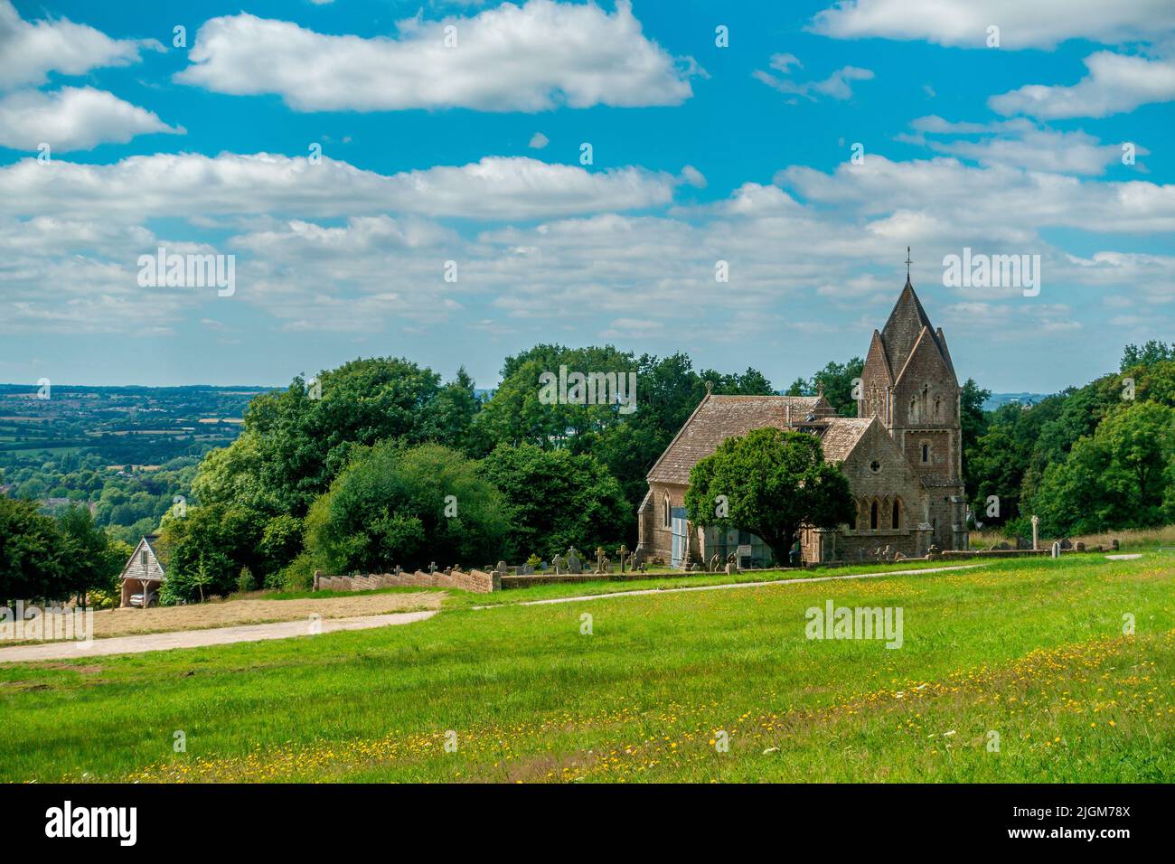 St Annes Church, Bowden Hill, Lacock, Chippenham, Wiltshire, Regno Unito Foto Stock