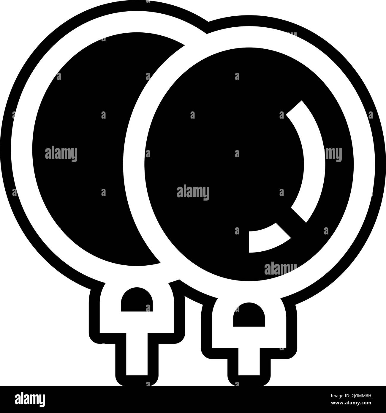 Icona palloncini Holi . Illustrazione Vettoriale