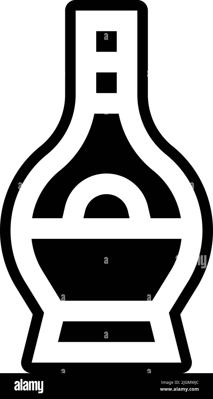 Italian food chianti icona . Illustrazione Vettoriale