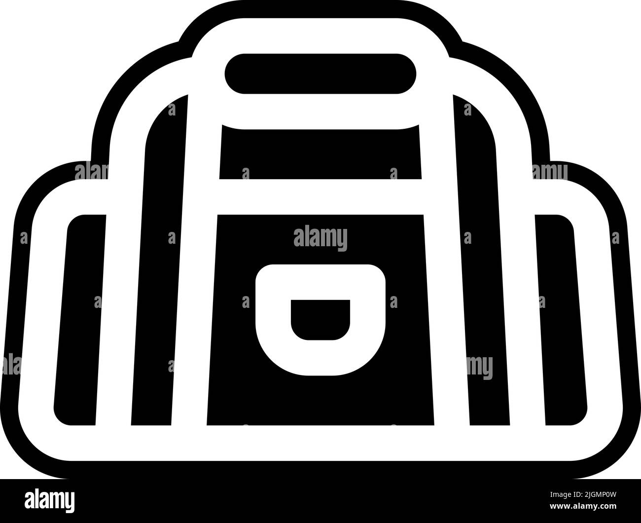 Icona sacca sportiva Pilates . Illustrazione Vettoriale