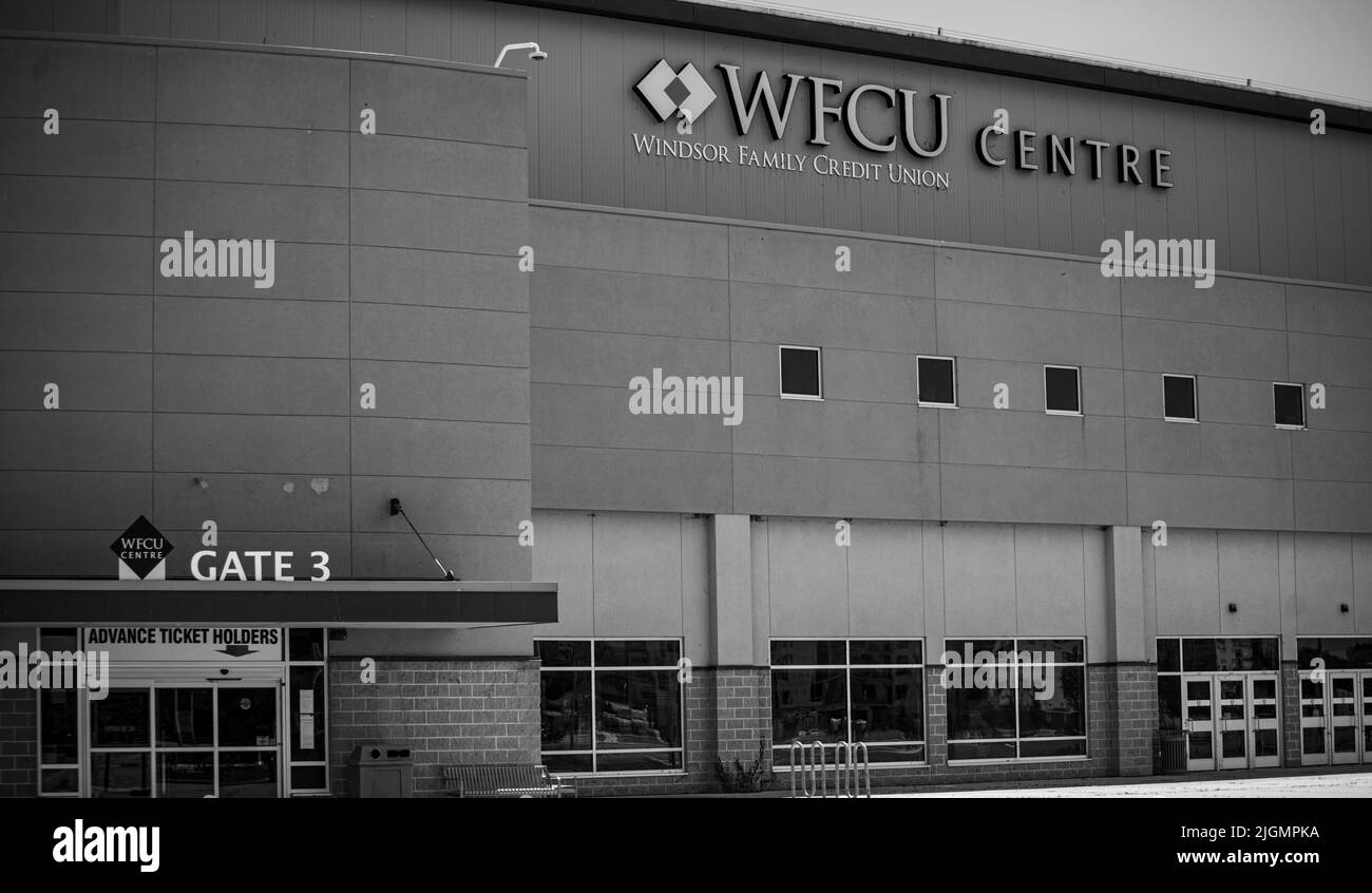 The Windsor Family Credit Union WFCU Foto Stock