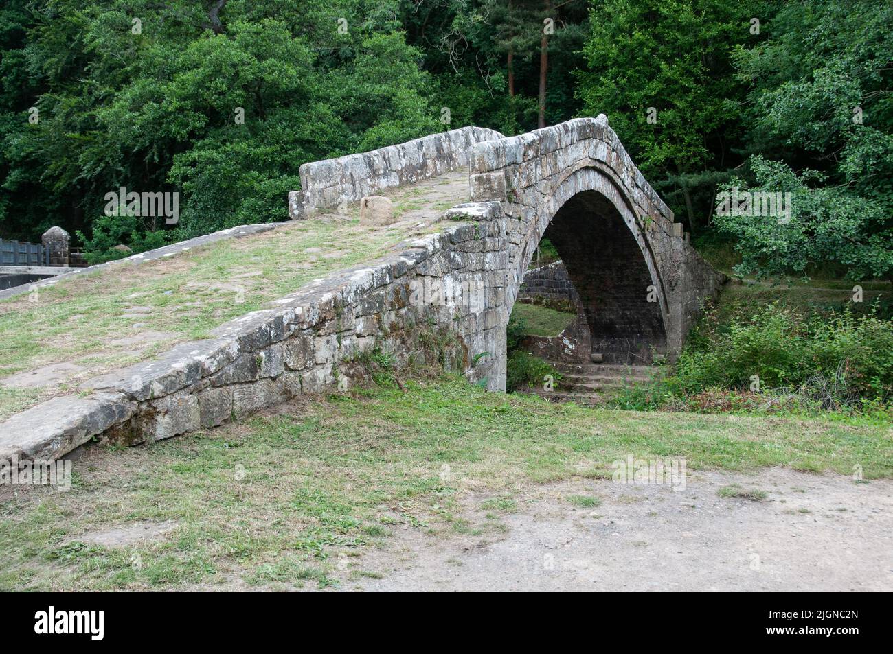 Intorno al Regno Unito - Beggars Bridge, Glaisdale, vicino a Whitby, North Yorkshire, Regno Unito Foto Stock