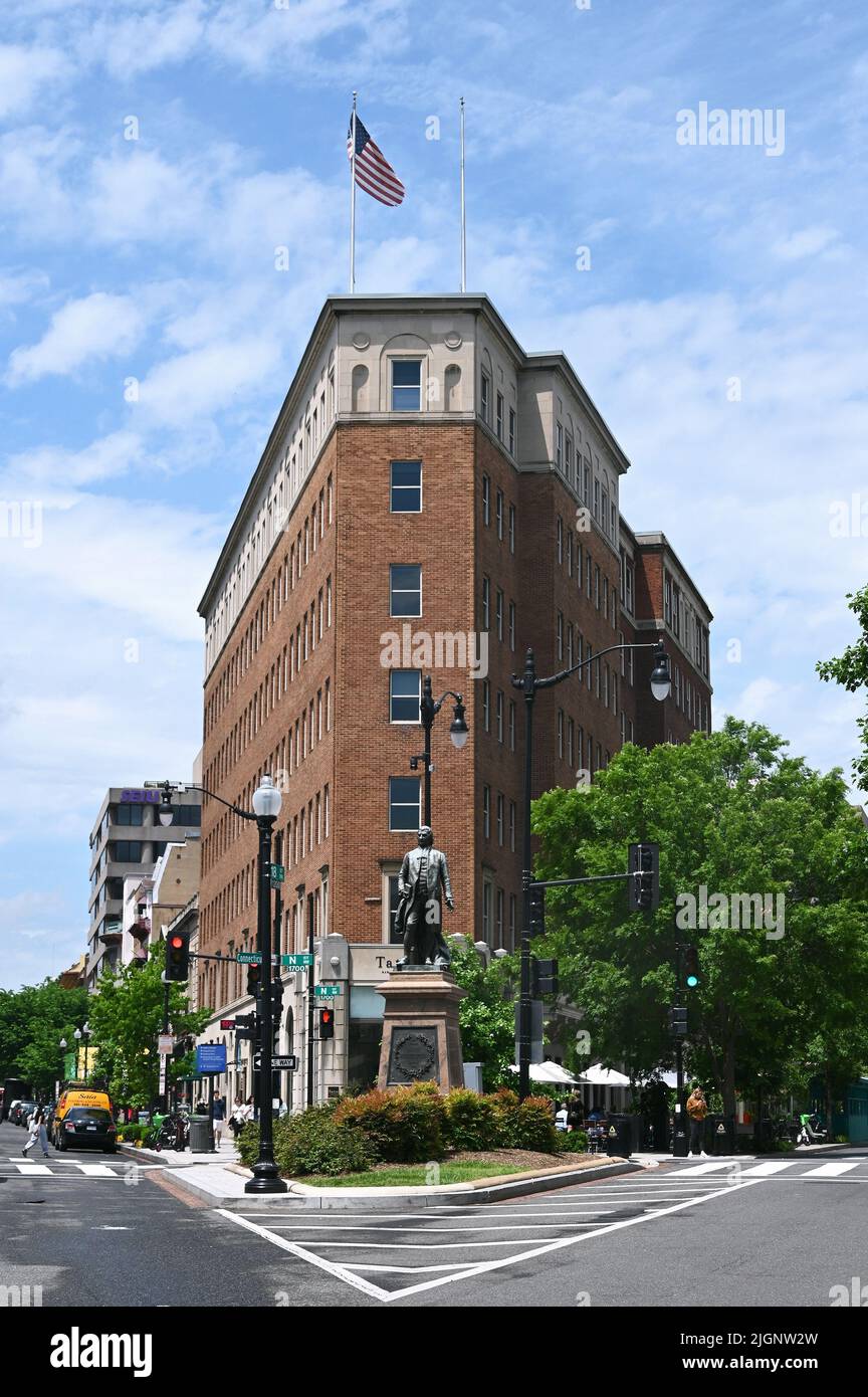 Connecticut Avenue, Witherspoon Park, Washington D.C. Foto Stock