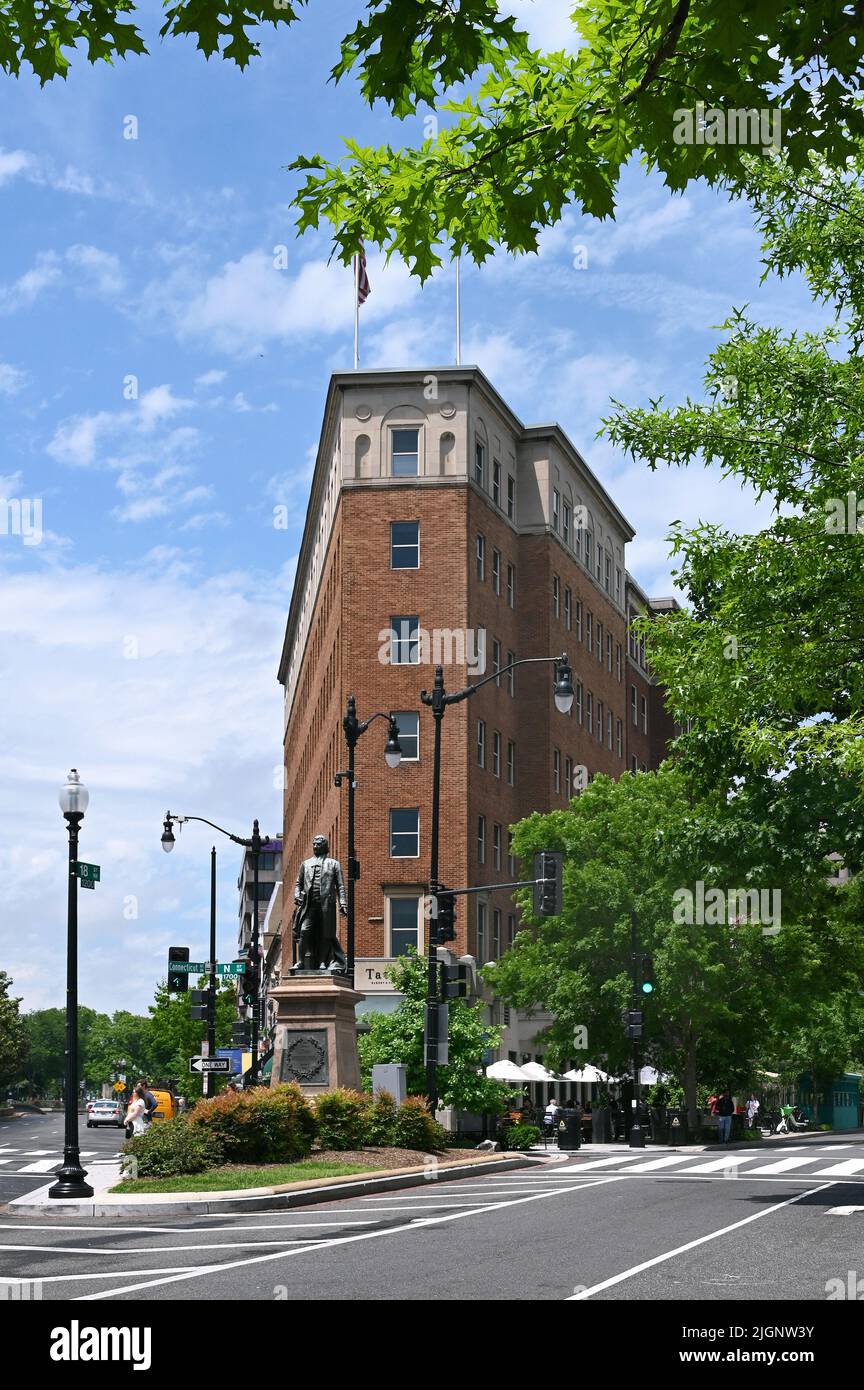 Connecticut Avenue, Witherspoon Park, Washington D.C. Foto Stock