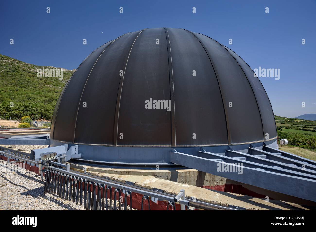 Osservatorio dell'universo nel Parco Astronomico di Montsec, a Àger (Lleida, Catalogna, Spagna) ESP: Centro de Observación del Universo en el Montsec Foto Stock