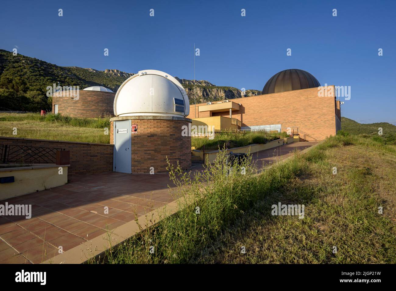 Osservatorio dell'universo nel Parco Astronomico di Montsec, a Àger (Lleida, Catalogna, Spagna) ESP: Centro de Observación del Universo en el Montsec Foto Stock