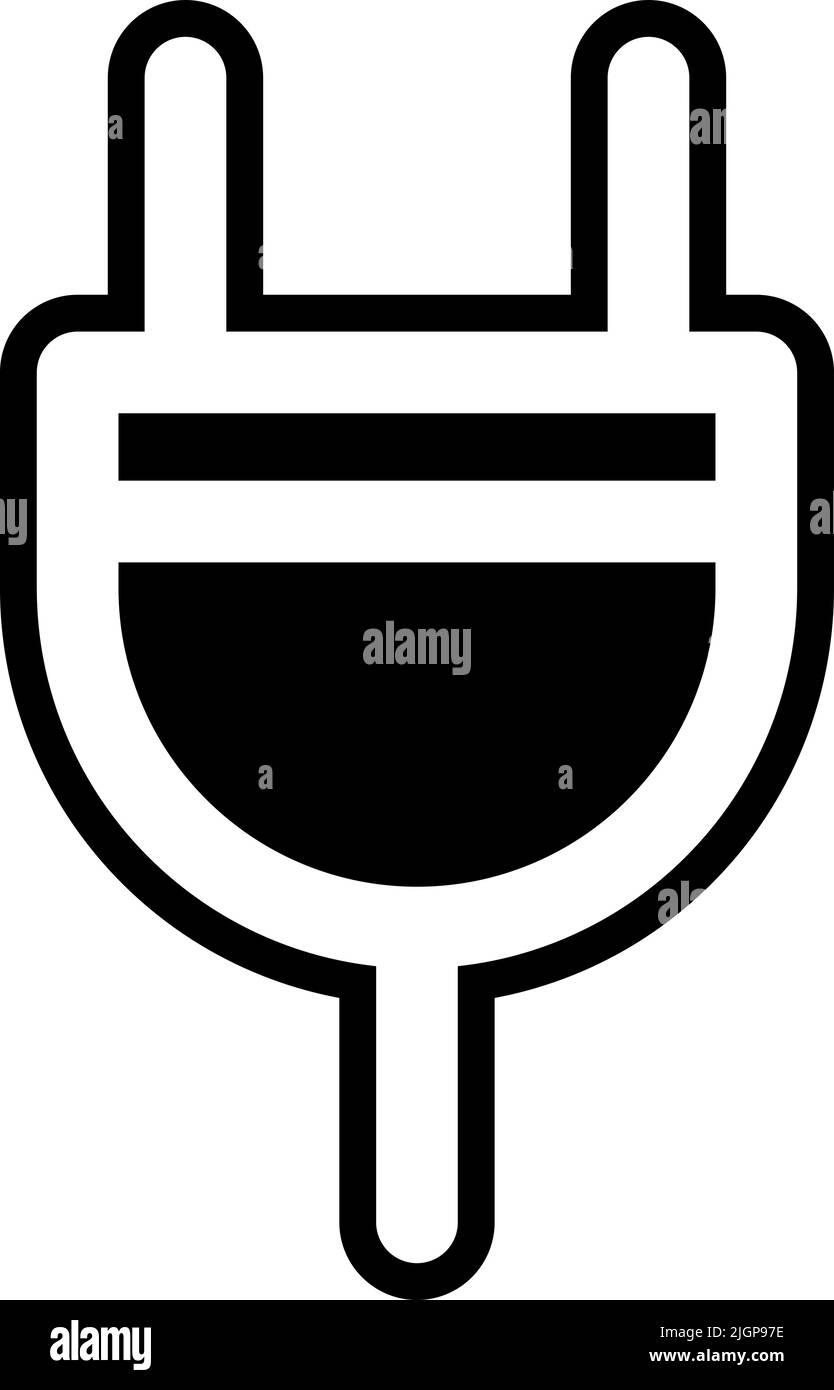 Icona del plug ui di base . Illustrazione Vettoriale