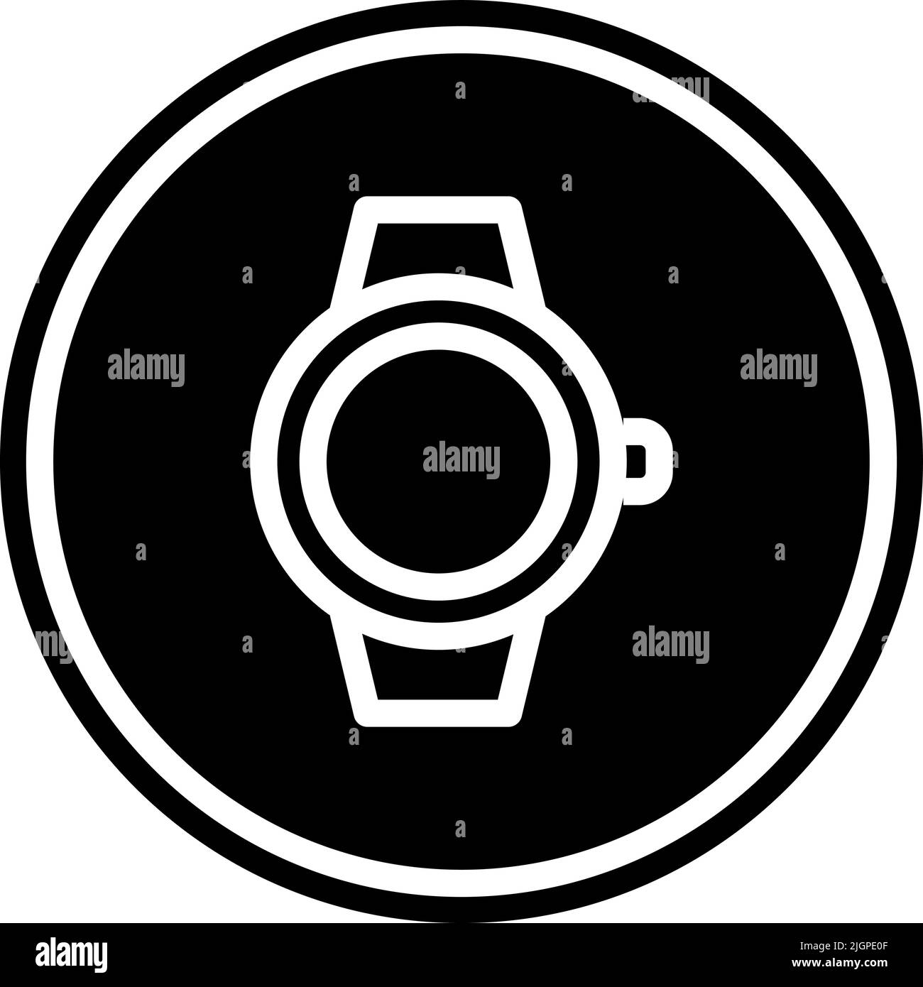 Icona smartwatch elettronico . Illustrazione Vettoriale