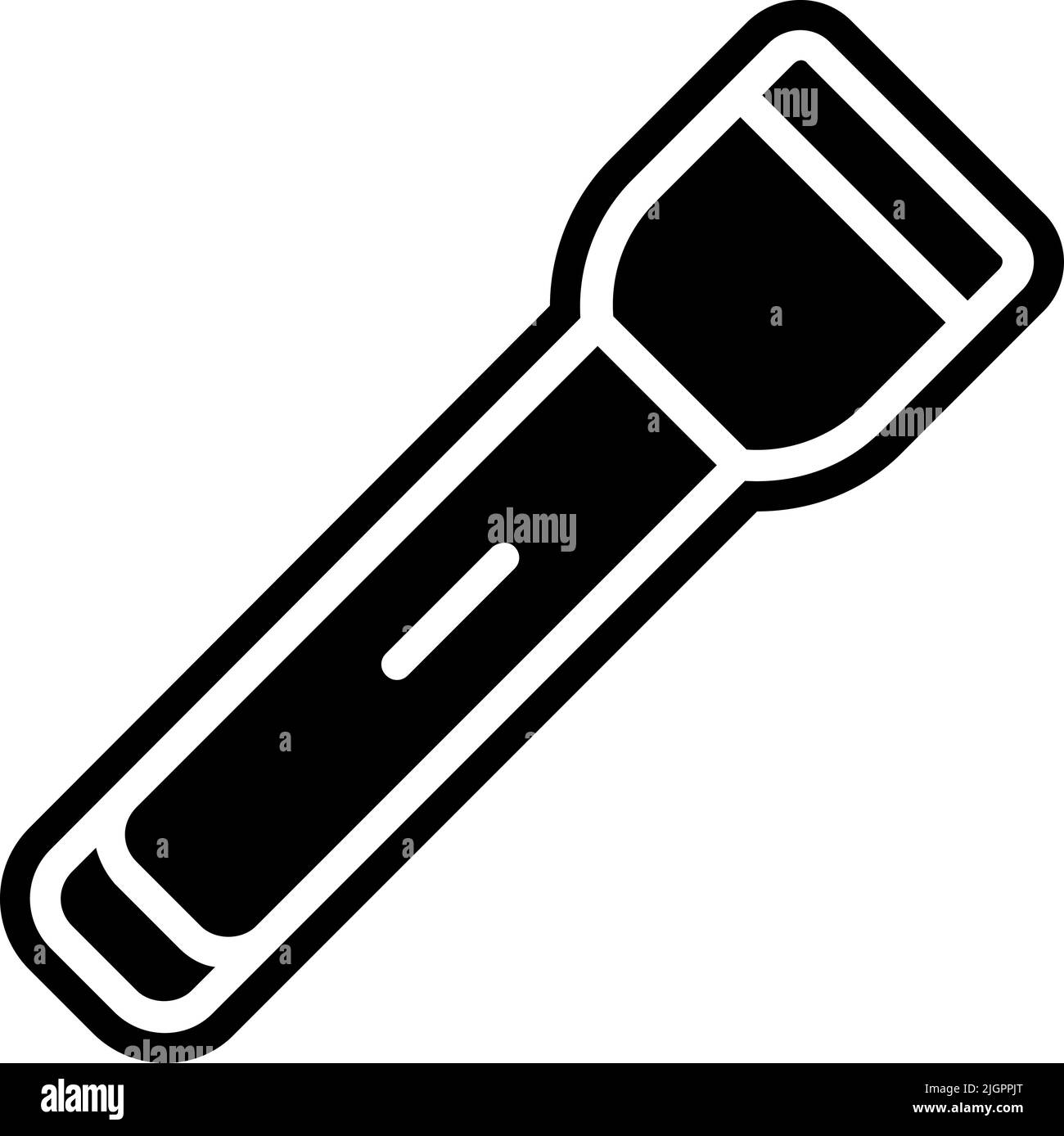 Tour e viaggio torcia icona . Illustrazione Vettoriale