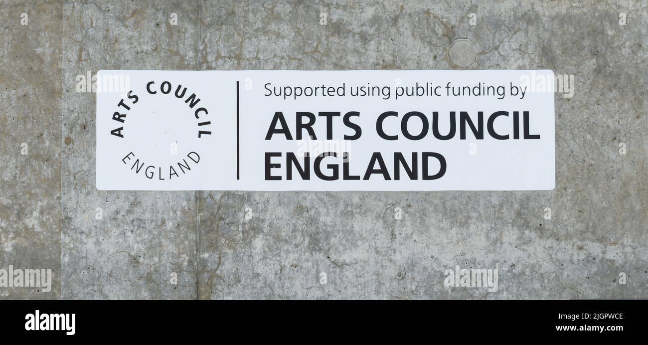 Arts Council Inghilterra Foto Stock