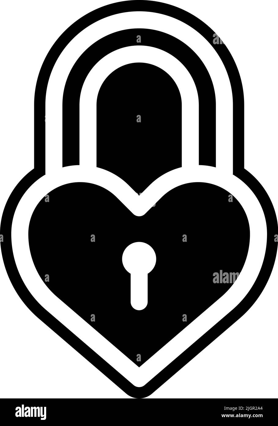 Icona fedeltà matrimonio . Illustrazione Vettoriale