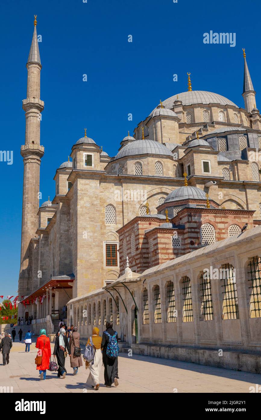 Moschea Fatih, Istanbul, Turchia, Asia occidentale Foto Stock