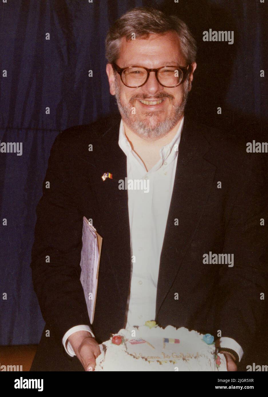 Il senatore Jim Rosapepe, ambasciatore degli Stati Uniti in Romania, circa 1999 Foto Stock
