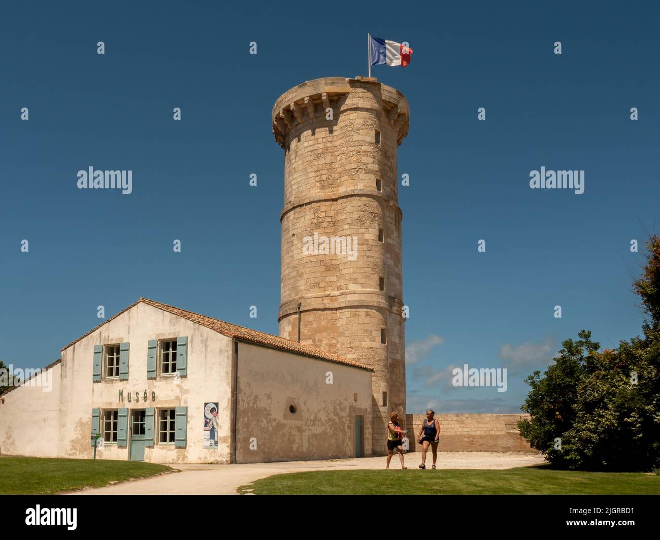 Il de Re, Francia Giugno 2022. Faro di balene sull'isola di Ile de Re in Francia, Phare des Baleines Foto Stock
